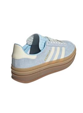 Zapatillas Adidas Gazelle Bold azul para mujer