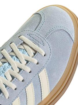 Zapatillas Adidas Gazelle Bold azul para mujer