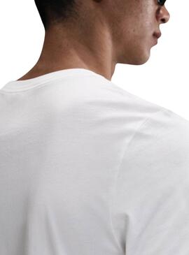 Camiseta Nike Sportswear blanca con estampado para niño