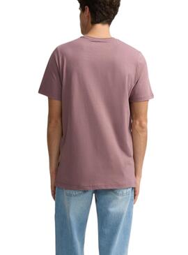 Camiseta Silbon Minilogo rosa para hombre