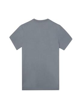 Camiseta Silbon Raqueta gris para hombre