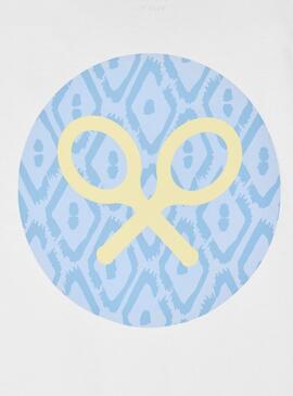 Camiseta Silbon Círculo blanco para hombre