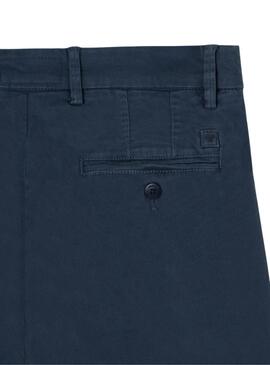 Bermudas Silbon clásico azul marino para hombre