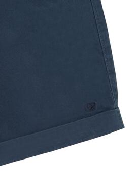 Bermudas Silbon clásico azul marino para hombre