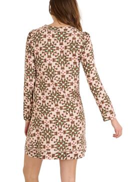 Vestido Naf Naf geométrico para mujer