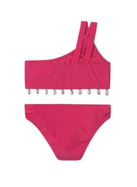 Bikini Mayoral conchas rosa para niña