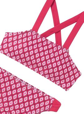 Bikini Mayoral estampado rosa para niña