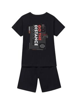 Conjunto Mayoral go the distance negro para niño