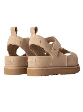  Sandalias UGG Goldenstar Hi beige para mujer             