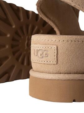  Sandalias UGG Goldenstar Hi beige para mujer             