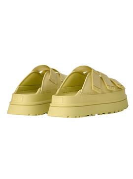 Sandalias UGG Goldenglow silde verde lima  para mujer 