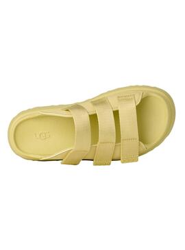 Sandalias UGG Goldenglow silde verde lima  para mujer 