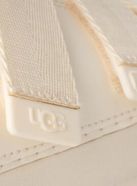 Sandalias UGG Goldemglow silde beige para mujer 