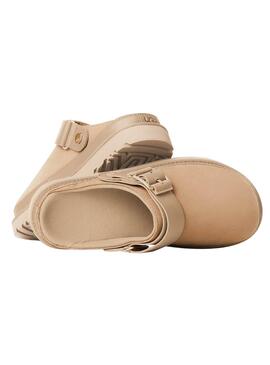  Zuecos UGG Goldenstar Villa Clog beige para mujer 