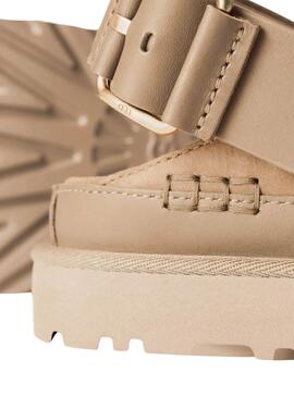  Zuecos UGG Goldenstar Villa Clog beige para mujer 