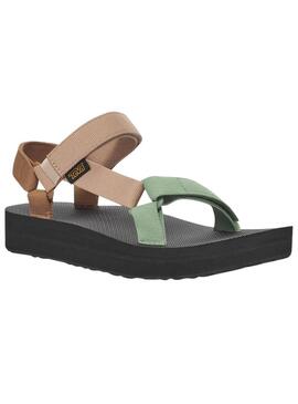  Sandalias Teva Midform Universal multicolor para mujer 