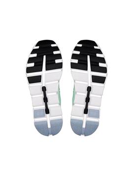 Zapatillas On Cloud 6 verde y azul para mujer