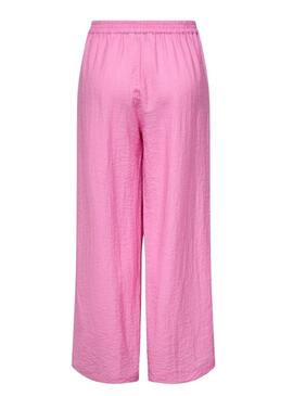 Pantalones Only Tania rosa para mujer