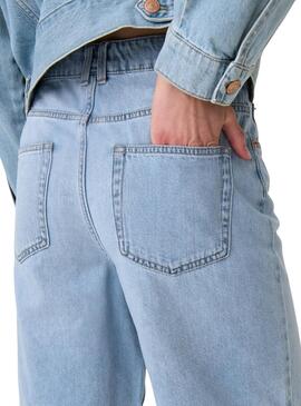 Bermuda Only Robyn denim azul claro para mujer