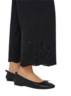 Pantalón Only Roxanne Culotte negro para mujer