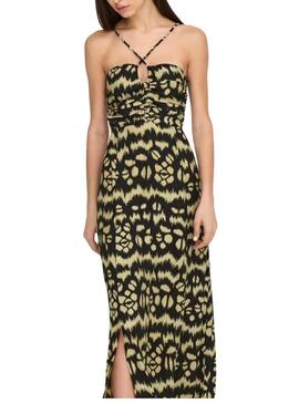 Vestido Only Zeven estampado largo para mujer
