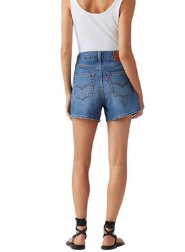 Shorts vaqueros Levis 80S Mom azul para mujer