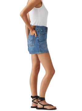 Shorts vaqueros Levis 80S Mom azul para mujer
