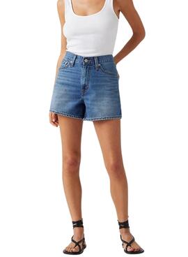 Shorts vaqueros Levis 80S Mom azul para mujer