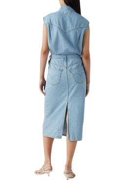 Vestido Levis denim Iconic para mujer