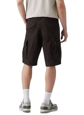 Bermudas Levis Carrier cargo negro para hombre