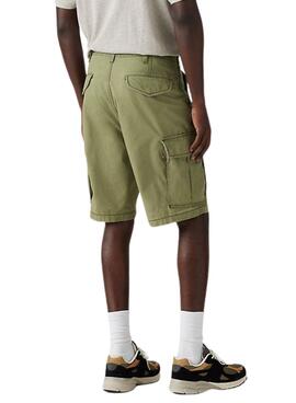Bermudas Levis Carrier cargo verde para hombre