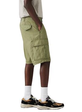 Bermudas Levis Carrier cargo verde para hombre