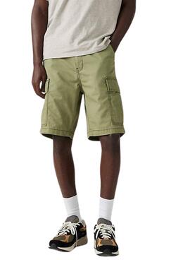 Bermudas Levis Carrier cargo verde para hombre