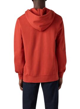 Sudadera Levis Zip Up rojo para hombre