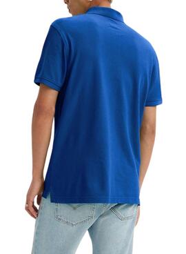 Polo Levis Housemark azul para hombre