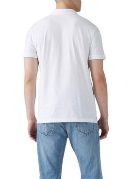 Polo Levis Housemark blanco para hombre