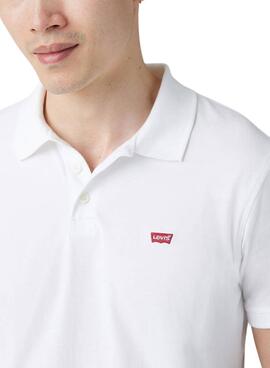 Polo Levis Housemark blanco para hombre