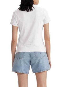 Polo Levis Housemark blanco para mujer