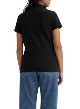 Polo Levis Housemark negro para mujer