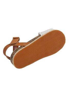 Sandalias Pepe Jeans Berlin Bass beige para niña