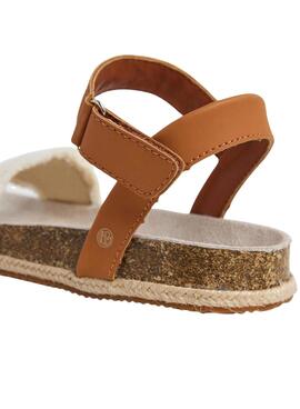 Sandalias Pepe Jeans Berlin Bass beige para niña