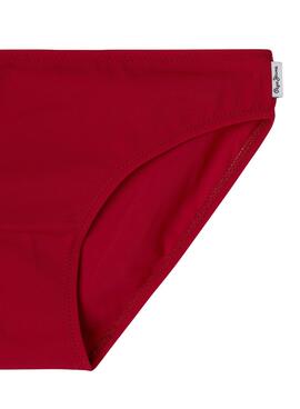 Bikini Pepe Jeans Logo rojo para niña
