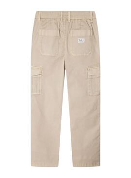 Pantalón Pepe Jeans Junior beige para niño