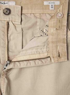 Pantalón Pepe Jeans Junior beige para niño