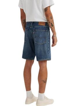 Bermuda vaquera Levis 468  Loose azul para hombre