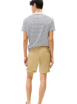 Bermudas Tommy Jeans Scanton  beige para hombre 