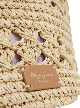 Bolso  Pepe Jeans Enid rafia para mujer