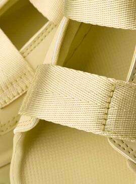 Sandalias UGG GoldenGlow Slide verde niño y niña