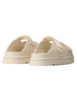 Sandalias UGG GoldenGlow Slide beige niña y niño
