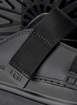 Sandalias UGG GoldenGlow Slide negro niño y niña